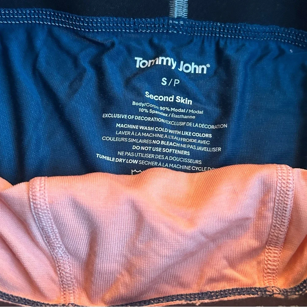 Tommy John Second Skin Boxer Briefs Blooming Dahlia Color-block Small NWT